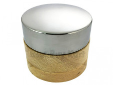 Low Dome Bench Block Anvil with Wooden Base Surface Metal Forming Jewelry Making