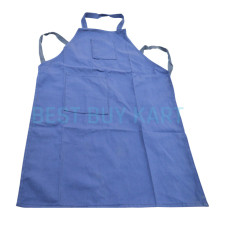 Cotton Bib Apron Blue 25" x 36"