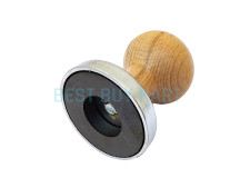 Gold Testing Magnet with Round Wooden Handle - Jewelry Making Tool