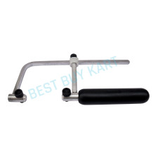 Swiss-Type Adjustable Saw Frame with Rubber Grip - Jeweler’s Piercing Saw Frame - picture 1