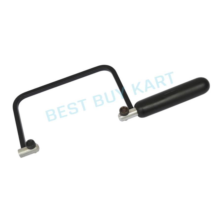 Swiss-Type Fixed Saw Frame with Rubber Grip – Jeweler’s Piercing Saw Frame