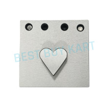 Heart Shape Disc Cutter Single Punch Size 25mm - Jewelry Making Die