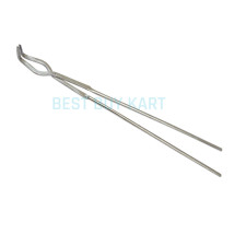 LONG BENT CRUCIBLE TONG STAINLESS STEEL - picture 1