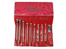 Screw Driver Set of 9 with Spare Blades Packed in Pouch - picture 2