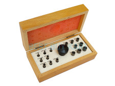 Bezel Setting Tool Punch Set with 16 Punches in Wooden Box Size 2 mm to 9 mm - picture 4