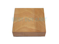 Wooden Dapping Block With Rubber Base Size 4 Inch X 4 Inch X 1 Inch